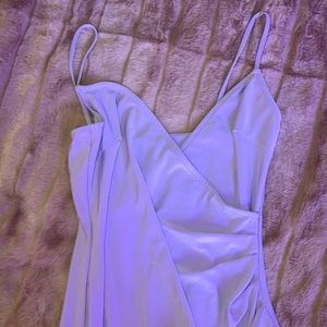 purple bodycon dress